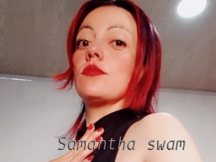 Samantha_swam